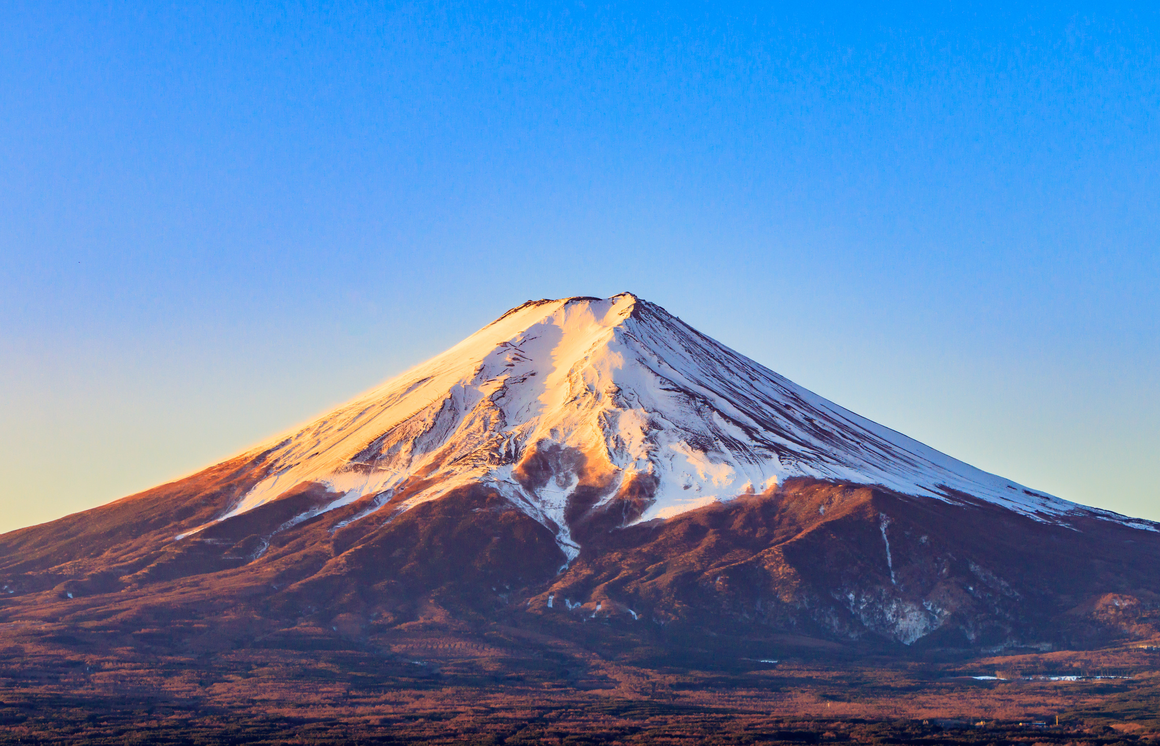 Beautiful  mount fuji in Japan